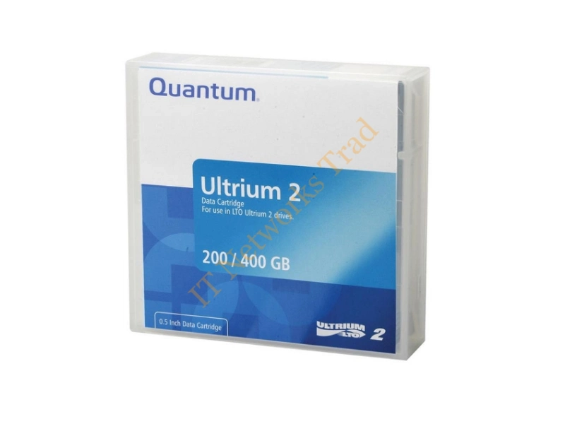 MR-L2LQN-BC Quantum LTO Ultrium 2 Data Cartridge LTO Ultrium LTO-2 200GB (Native) / 400GB (Compressed) Tape Media Storage