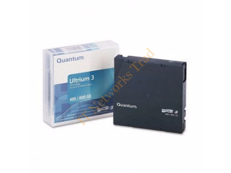 MR-L3MQN-01 Quantum LTO Ultrium 3 Tape Cartridge LTO Ultrium LTO-3 400GB (Native) / 800GB (Compressed) Tape Media Storage