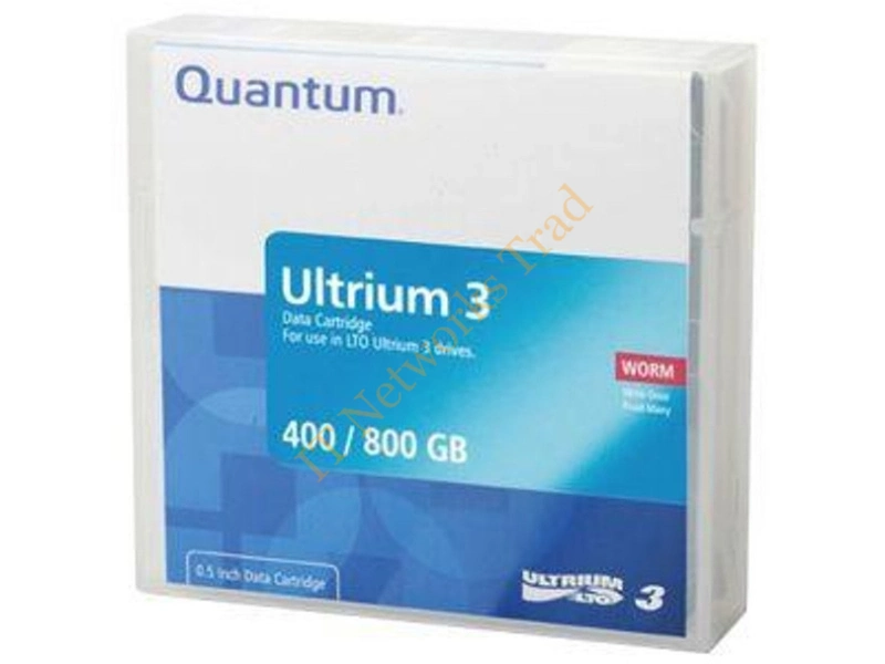 MR-L3MQN-02 Quantum LTO Ultrium 3 WORM Tape Cartridge LTO Ultrium LTO-3 400GB (Native) / 800GB (Compressed) Tape Media Storage