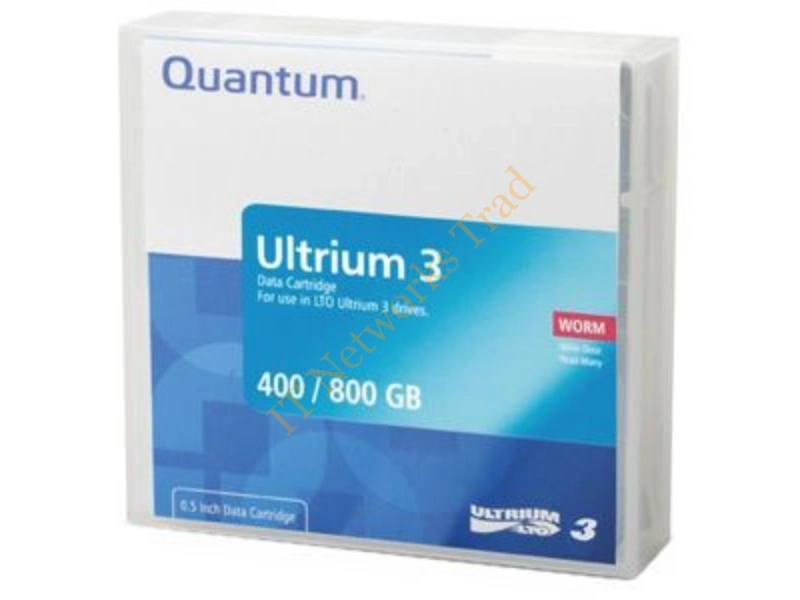 MR-L3WQN-BC Quantum LTO Ultrium 3 WORM Prelabeled Tape Cartridge LTO Ultrium LTO-3 400GB (Native) / 800GB (Compressed) Tape Media Storage