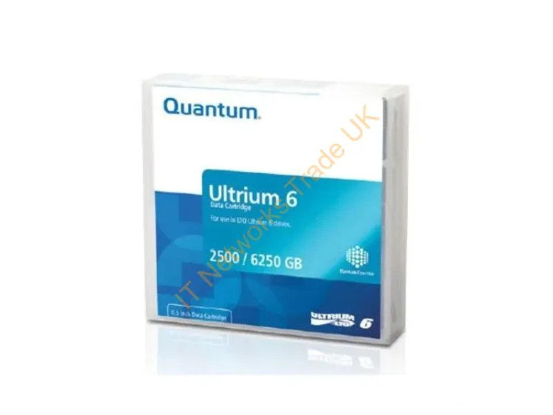 MR-L6MQN-01 Quantum 2.5TB Native/ 6.25TB LTO-6 Ultrium Tape Media Cartridge Tape Drive Storage