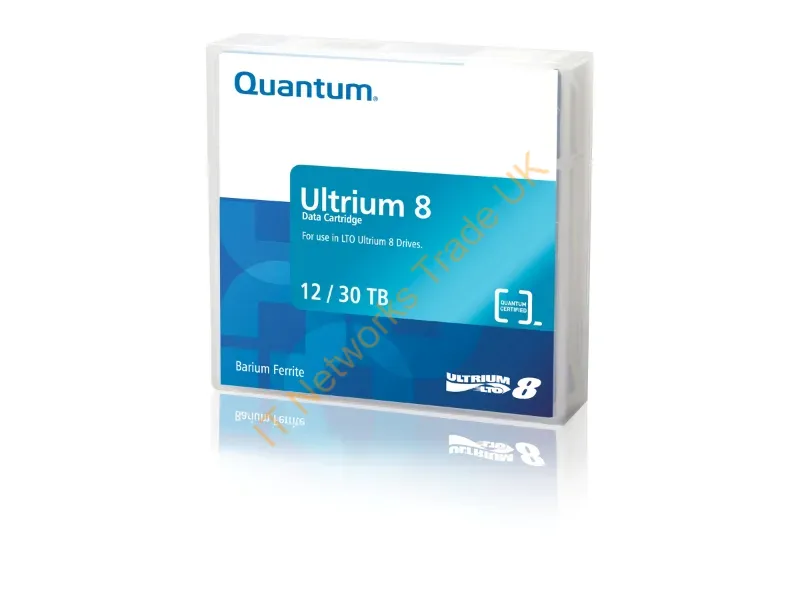 MR-L8WQN-BC - Quantum Ultrium 8 Bar Code Labeled Worm Blank Data Tape 12 Tb Lto 0.496" (1.26 Cm)