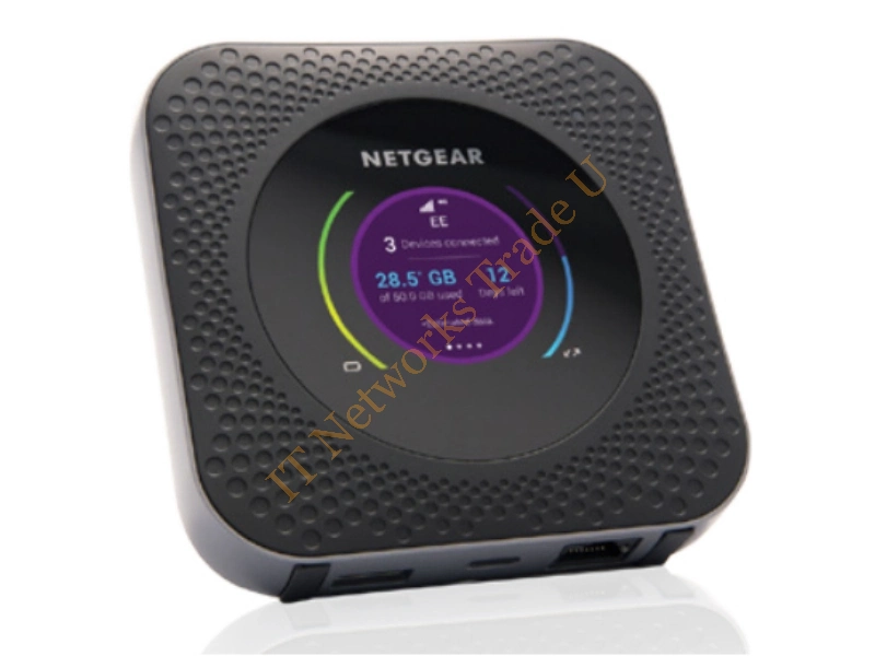 MR1100-100EUS - Netgear MR1100 Dual-band (2.4 GHz / 5 GHz) Gigabit Ethernet 3G 4G Black network wireless router