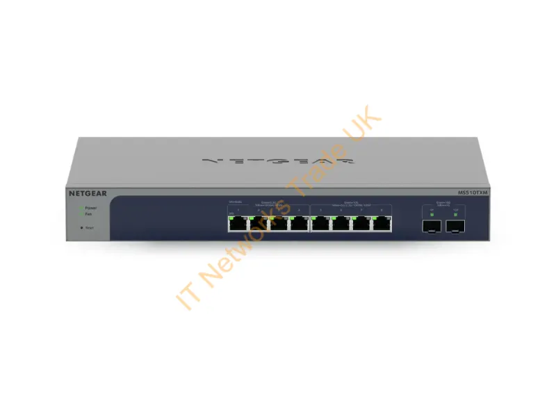 MS510TXM-100EUS - Netgear 10Port Switch 100/1000/10000 MS510TXM 8-Port Multi-G
