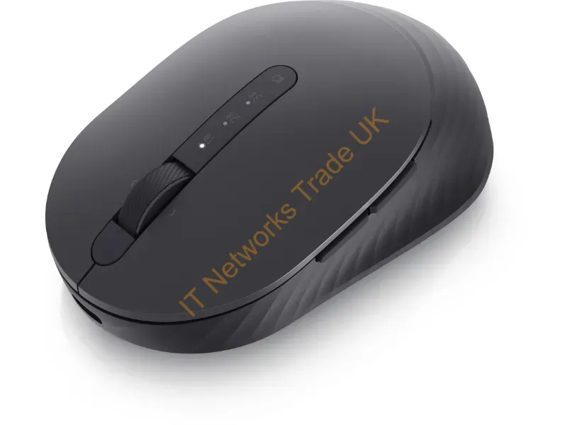 MS7421W-GR-NA - Dell Ms7421W Mouse Office Ambidextrous Rf Wireless + Bluetooth Optical 1600 Dpi