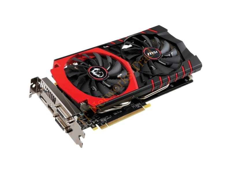 MSI-970-4G MSI nVidia GeForce GTX 970 Gaming 4GB GDDR5 256-Bit 2x DVI/HDMI/DisplayPort PCI Express Video Graphics Card