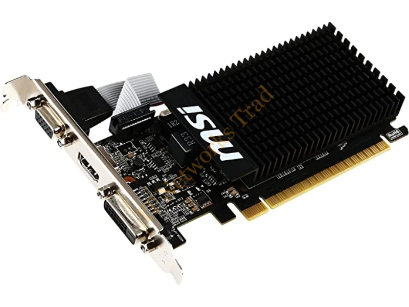 MSI710G1L MSI nVidia GeForce GT 710 1GB DDR3 64-Bit VGA/ Dual Link DVI-D/ HDMI PCI Express 2.0 Video Graphics Card