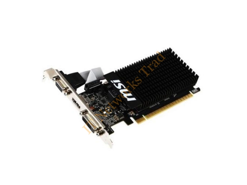 MSI710G2H MSI nVidia GeForce GT 710 2GB DDR3 64-Bit VGA/ Dual Link DVI-D/ HDMI PCI Express 2.0 x16 Video Graphics Card