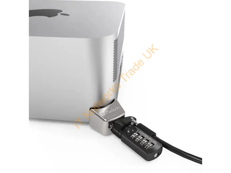 MSLDG01CL - Compulocks Ledge Cable Lock Black, Silver