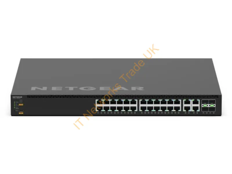 MSM4332-100NES - Netgear Msm4332 Managed L3 Power Over Ethernet (Poe) 1U Black