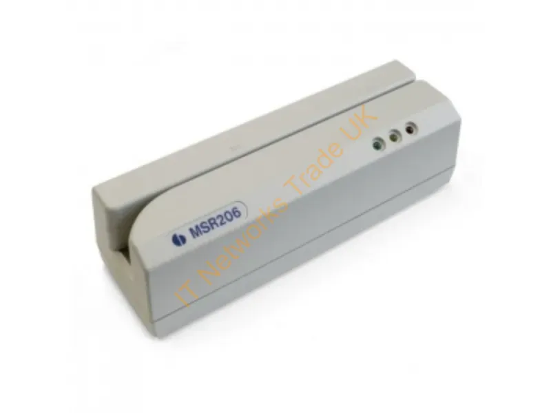 MSR206-33U - Unitech Msr206-33U Magnetic Card Reader Usb / Rs-232 Beige