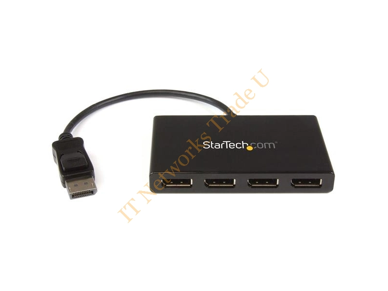 MSTDP124DP - StarTech.com DisplayPort to DisplayPort Multi-Monitor Splitter 4-Port MST Hub Monitor Accessory