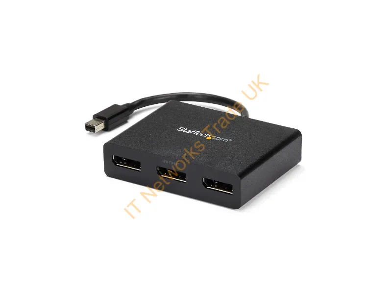MSTMDP123DP - StarTech.com Mini DisplayPort to DisplayPort Multi-Monitor Splitter 3-Port MST Hub Monitor Accessory