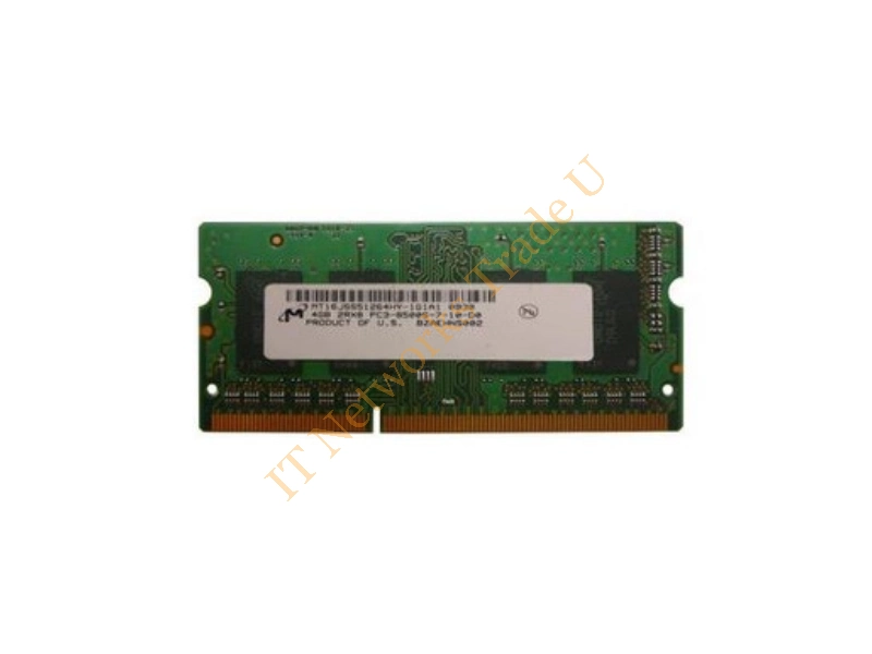 MT16JSS51264HY-1G1 Micron 4GB DDR3-1066MHz PC3-8500 non-ECC Unbuffered CL7 204-Pin SoDimm Dual Rank Memory Module Laptop Memory