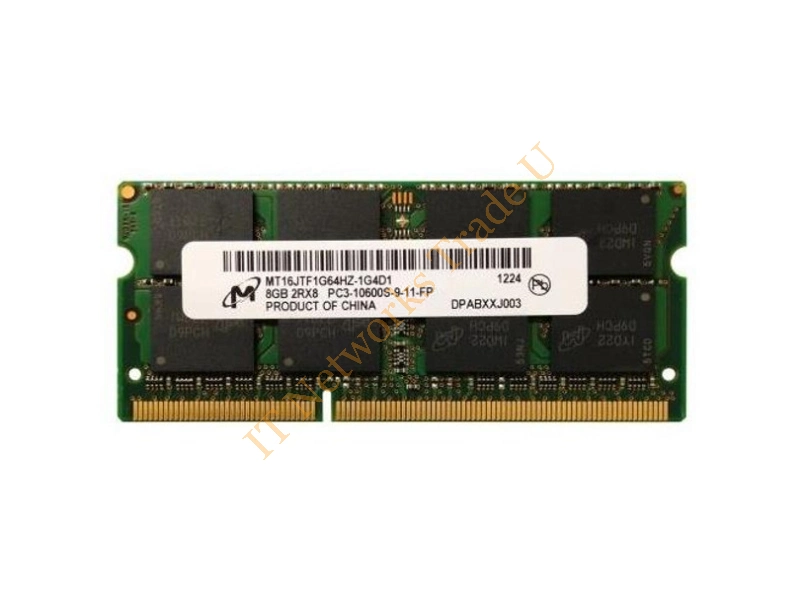 MT16JTF25664HZ-1G4 Micron 2GB DDR3-1333MHz PC3-10600 non-ECC Unbuffered CL9 204-Pin SoDimm Dual Rank Memory Module Laptop Memory