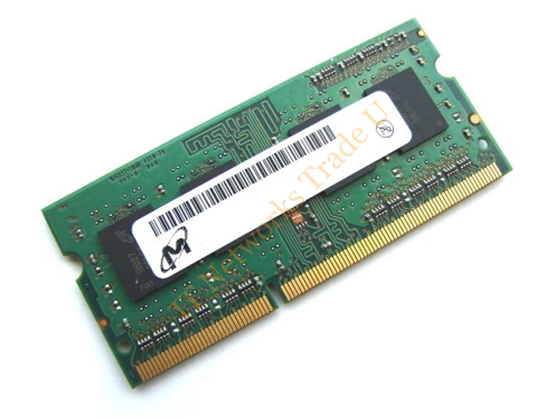 MT16JTF51264HZ-1G9 Micron 4GB DDR3-1866MHz PC3-14900 non-ECC Unbuffered CL13 204-Pin SoDimm Dual Rank Memory Module Laptop Memory