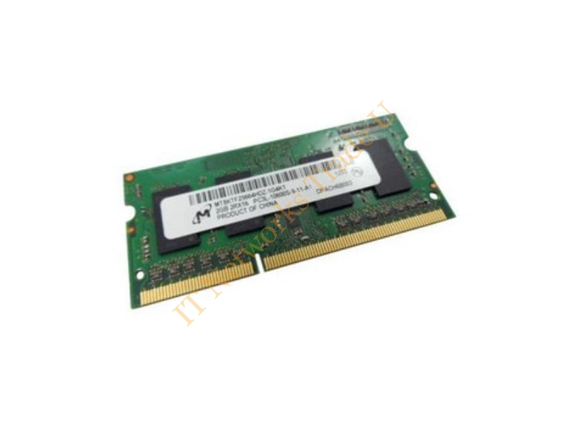 MT16KTF25664HZ-1G1 Micron 2GB DDR3-1066MHz PC3-8500 non-ECC Unbuffered CL7 204-Pin SoDimm Dual Rank Memory Module Laptop Memory