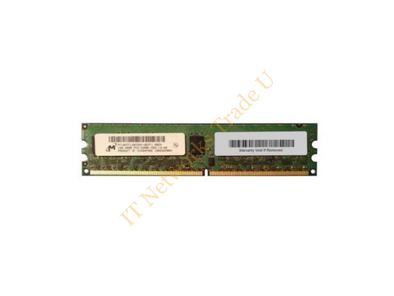 MT18HTF12872AY-667A2 Micron 1GB DDR2-667MHz PC2-5300 ECC Unbuffered CL5 240-Pin DIMM Dual Rank Memory Module Server Memory