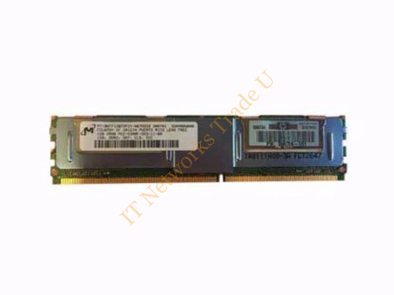 MT18HTF12872FDY-667D3 Micron 1GB DDR2-667MHz PC2-5300 ECC Fully Buffered CL5 240-Pin DIMM Dual Rank Memory Module Server Memory