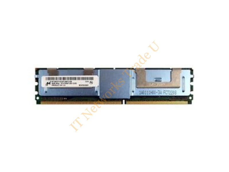 MT18HTF12872FDY-80E Micron 1GB DDR2-800MHz PC2-6400 ECC Fully Buffered CL5 240-Pin DIMM Dual Rank Memory Module Server Memory