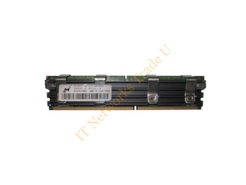 MT18HTF12872JDY-667D6 Micron 1GB DDR2-667MHz PC2-5300 ECC Fully Buffered CL5 240-Pin DIMM Dual Rank Memory Module Server Memory
