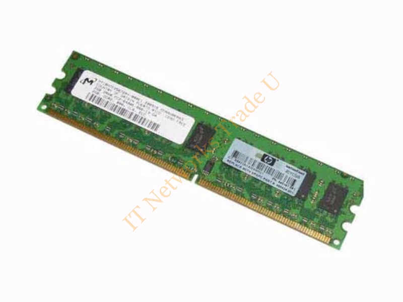 MT18HTF25672AY-800E1 Micron 2GB DDR2-800MHz PC2-6400 ECC Unbuffered CL6 240-Pin DIMM Dual Rank Memory Module Server Memory