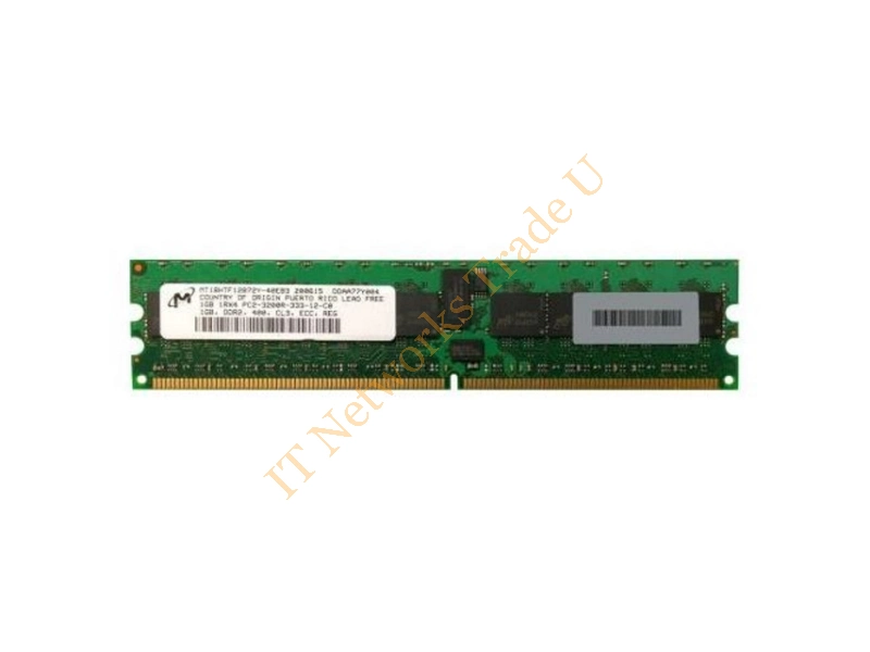 MT18HTF25672AY-80ED1 Micron 2GB DDR2-800MHz PC2-6400 ECC Unbuffered CL5 240-Pin DIMM Dual Rank Memory Module Server Memory