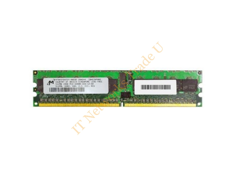 MT18HTF6472AG-40EB2 Micron 512MB DDR2-400MHz PC2-3200 ECC Unbuffered CL3 240-Pin DIMM Dual Rank Memory Module Server Memory