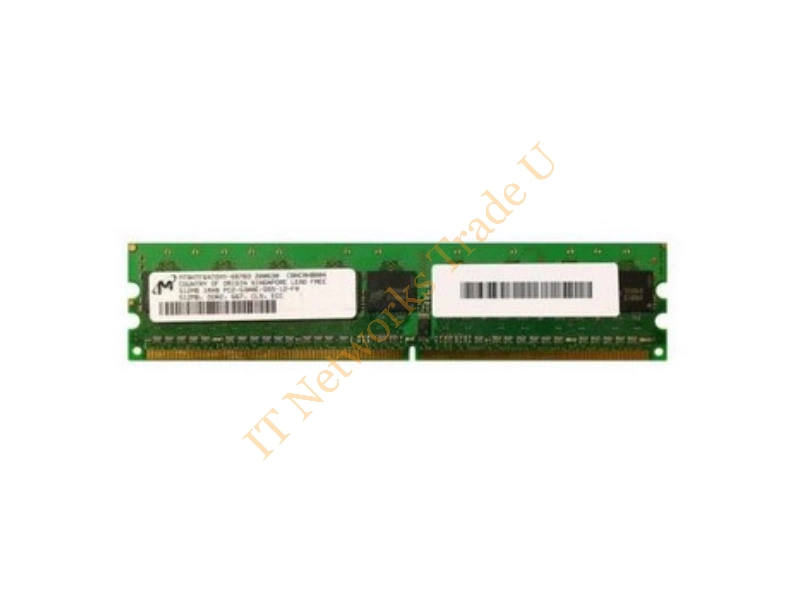 MT18HTF6472AY-667B3 Micron 512MB DDR2-667MHz PC2-5300 ECC Unbuffered CL5 240-Pin DIMM Dual Rank Memory Module Server Memory