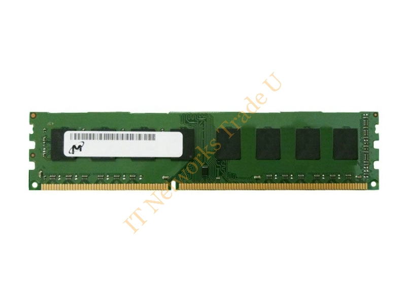 MT18JSF25672AZ-1G6G1 Micron 2GB DDR3-1600MHz PC3-12800 ECC Unbuffered CL11 240-Pin DIMM Dual Rank Memory Module Server Memory