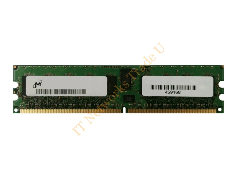 MT18KSF25672PY-80B Micron 2GB DDR3-800MHz PC3-6400 CL6 240-Pin ECC Registered DIMM Single Rank Memory Module Server Memory