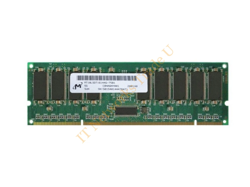 MT18LSDT16144G-75 Micron 256MB 100MHz PC100 ECC Registered 232-Pin DIMM Memory Module Server Memory