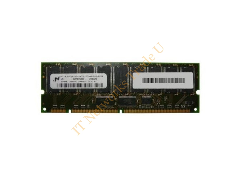 MT18LSDT1672G-10EC2 Micron 128MB 100MHz PC100 ECC Registered CL2 168-Pin DIMM Memory Module Server Memory
