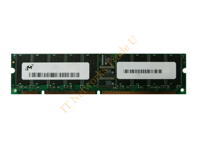 MT18LSDT3272AG-10CB1 Micron 256MB 100MHz PC100 ECC Unbuffered CL2 168-Pin DIMM Dual Rank Memory Module Server Memory