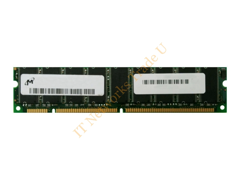 MT18LSDT3272AG-133E1 Micron 256MB 133MHz PC133 ECC Unbuffered CL3 168-Pin DIMM Dual Rank Memory Module Server Memory