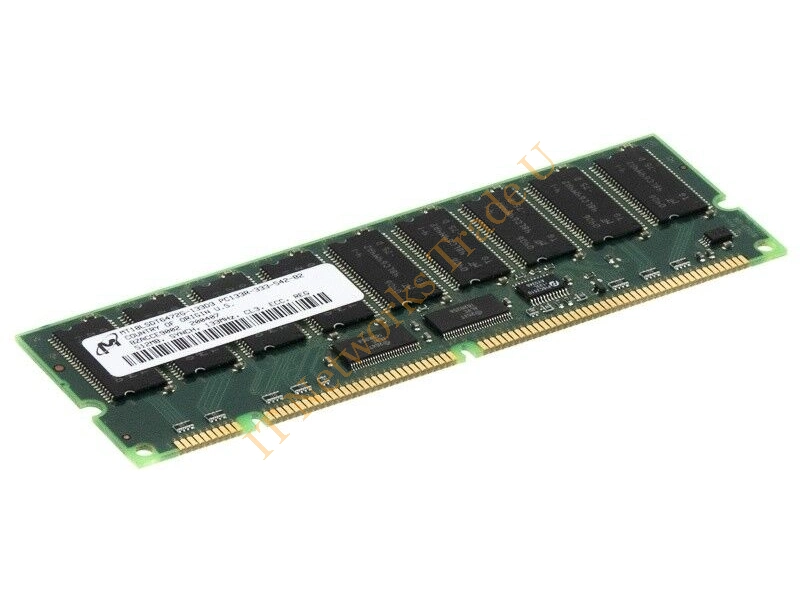 MT18LSDT6472G-133D3 Micron 512MB 133MHz PC133 ECC Registered CL3 168-Pin DIMM Single Rank Memory Module Server Memory