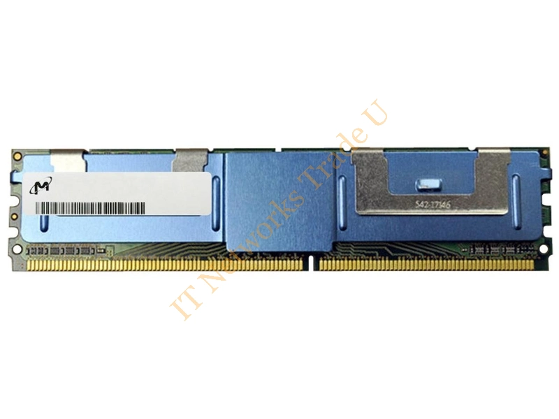 MT18RTF25672FDZ-667H Micron 2GB DDR2-667MHz PC2-5300 ECC Fully Buffered CL5 240-Pin DIMM Dual Rank Memory Module Server Memory