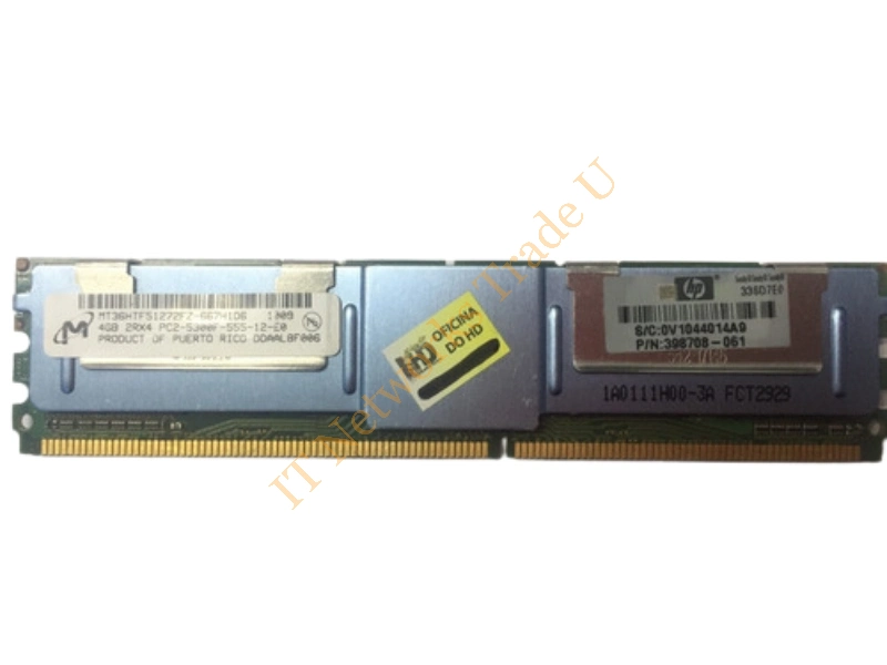 MT36GTF51272FY-53E Micron 4GB DDR2-533MHz PC2-4200 ECC Fully Buffered CL4 240-Pin DIMM Dual Rank Memory Module Server Memory