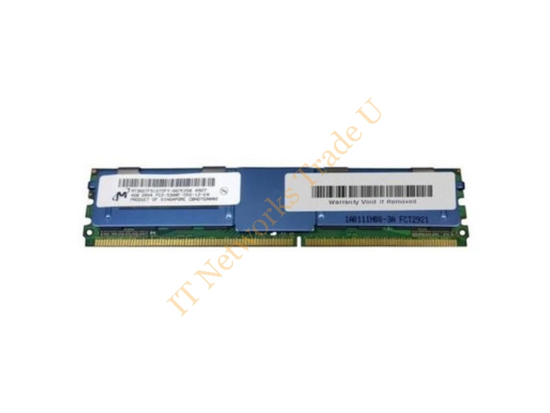 MT36GTF51272FY-667 Micron 4GB DDR2-667MHz PC2-5300 ECC Fully Buffered CL5 240-Pin DIMM 1.5V Low Voltage Dual Rank Memory Module Server Memory