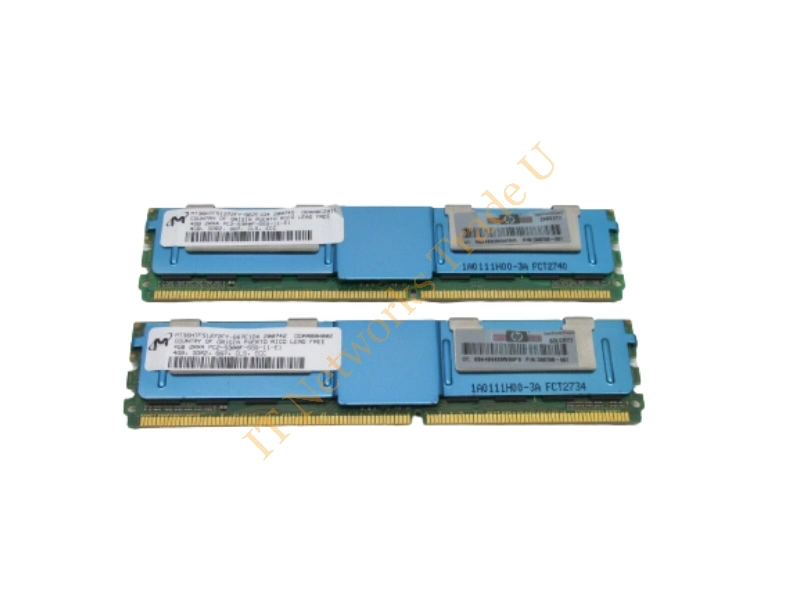 MT36HTF51272FY-667 Micron 4GB DDR2-667MHz PC2-5300 ECC Fully Buffered CL5 240-Pin DIMM Dual Rank Memory Module Server Memory