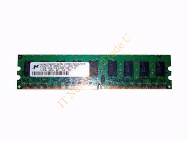 MT36HTF51272FY-667B4 Micron 4GB DDR2-667MHz PC2-5300 ECC Fully Buffered CL5 240-Pin DIMM Dual Rank Memory Module Server Memory