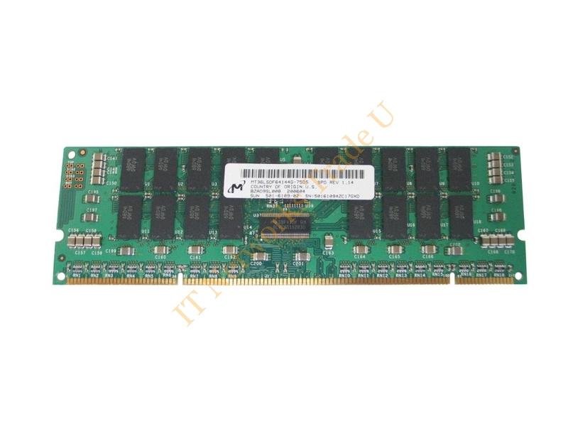MT36LSDF64144G-75D5 Micron 1GB 100MHz PC100 ECC Registered 232-Pin DIMM Memory Module Server Memory