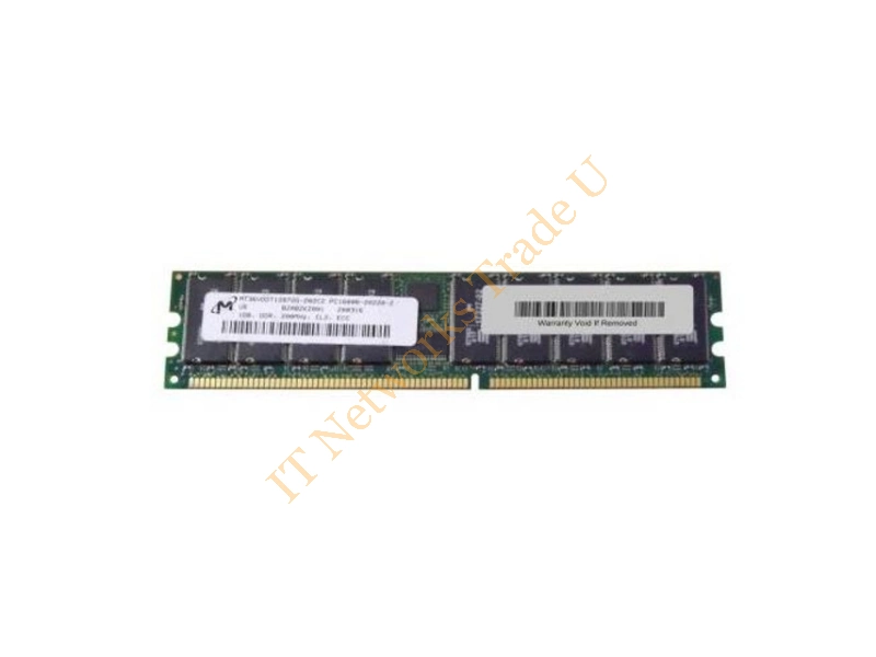 MT36VDDT12872G-202B2 Micron 1GB DDR-200MHz PC1600 ECC Registered CL2 184-Pin DIMM Memory Module Server Memory