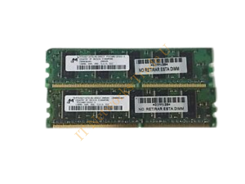 MT5VDDT1672AG-335C3 Micron 128MB DDR-333MHz PC2700 ECC Unbuffered CL2.5 184-Pin DIMM Memory Module Server Memory