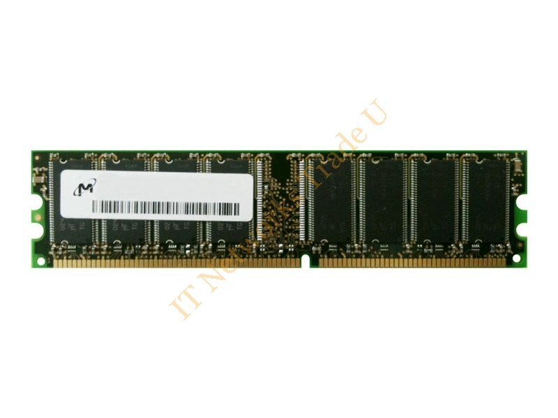 MT5VDDT3272AG-335F1 Micron 256MB DDR-333MHz PC2700 ECC Unbuffered CL2.5 184-Pin DIMM Single Rank Memory Module Server Memory