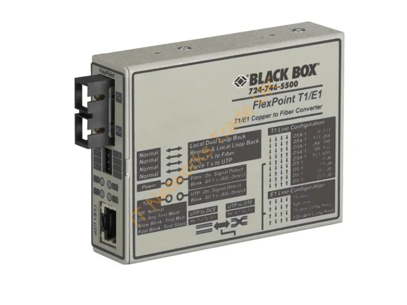 MT662A-MSC - Black Box Mt662A-Msc Network Media Converter 2048 Mbit/S Multi-Mode