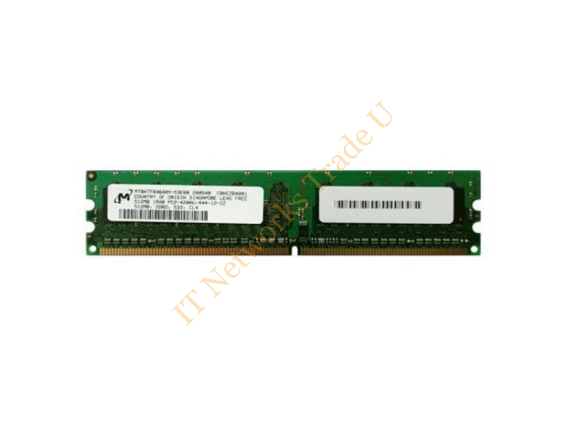 MT8HTF3264AG-53E Micron 256MB DDR2-533MHz PC2-4200 ECC Unbuffered CL4 240-Pin DIMM Memory Module Server Memory