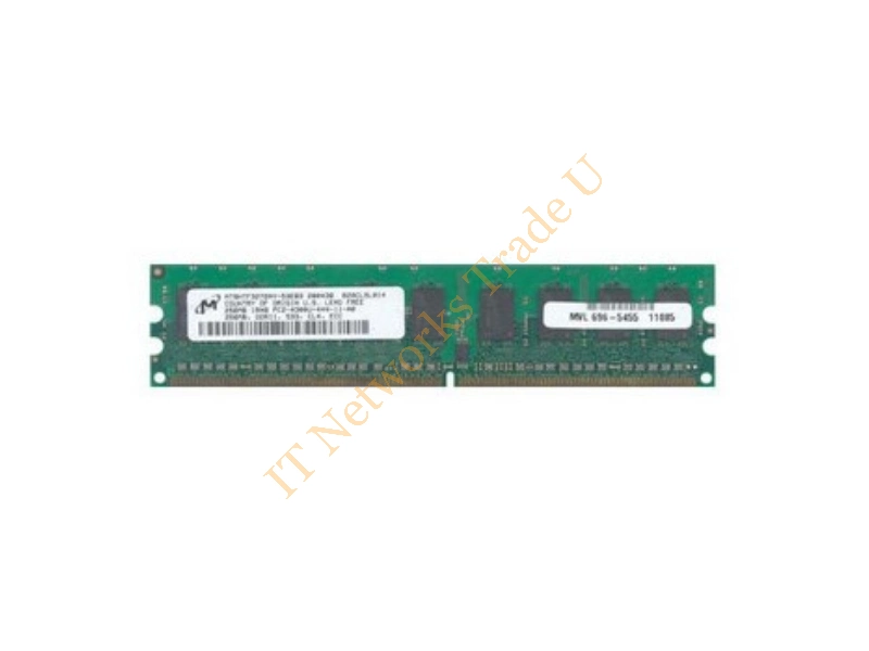 MT8HTF3264AY-53V Micron 256MB DDR2-533MHz PC2-4200 ECC Unbuffered CL4 240-Pin DIMM Memory Module Server Memory