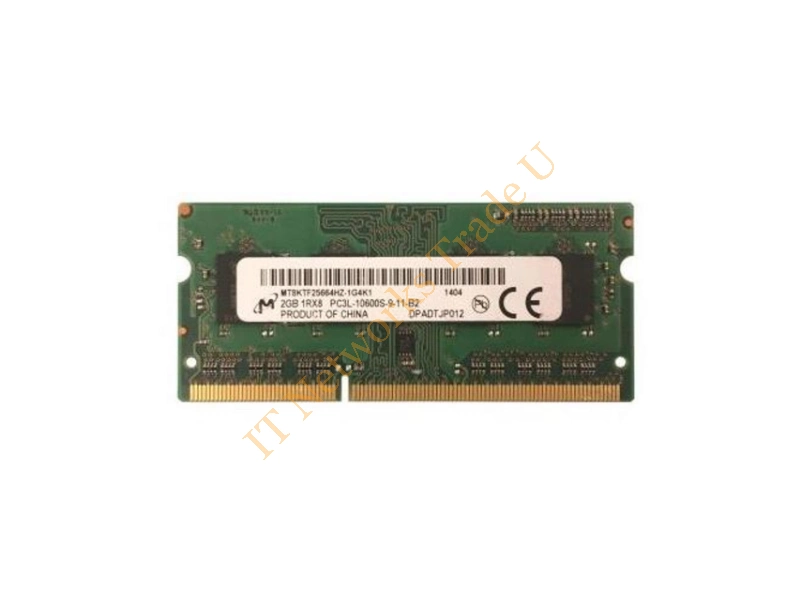 MT8KTF12864HZ-1G4 Micron 1GB DDR3-1333MHz PC3-10600 non-ECC Unbuffered CL9 204-Pin SoDimm Single Rank 1.35V Low Voltage Memory Module Laptop Memory