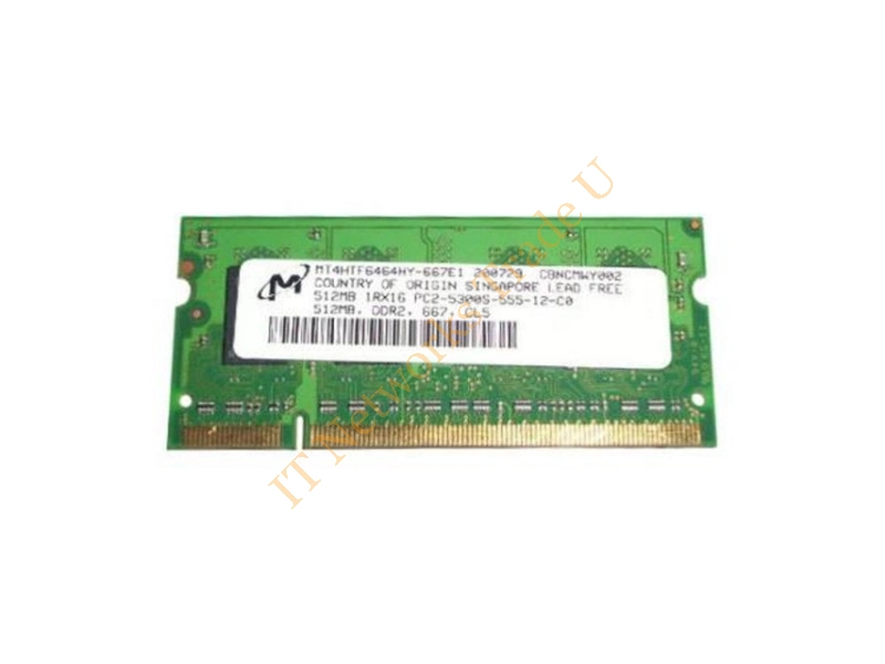 MT8VDDT6464HG-335C1 Micron 512MB DDR-333MHz PC2700 non-ECC Unbuffered CL2.5 200-Pin SoDimm Memory Module Laptop Memory